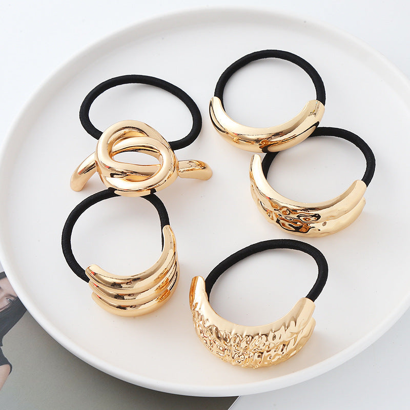 The Punk Hair Ring | Metal Semi-Circle Hair Ties – Gothic, Strong, Unapologetically Cool