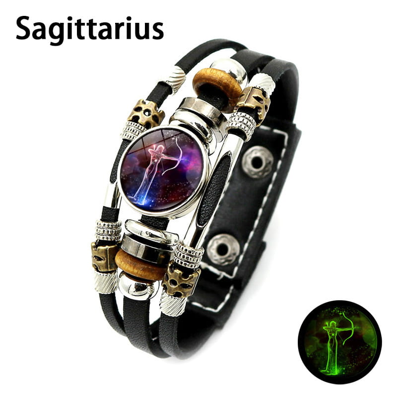 🌌 Glow-in-the-dark zodiac bracelet🌌