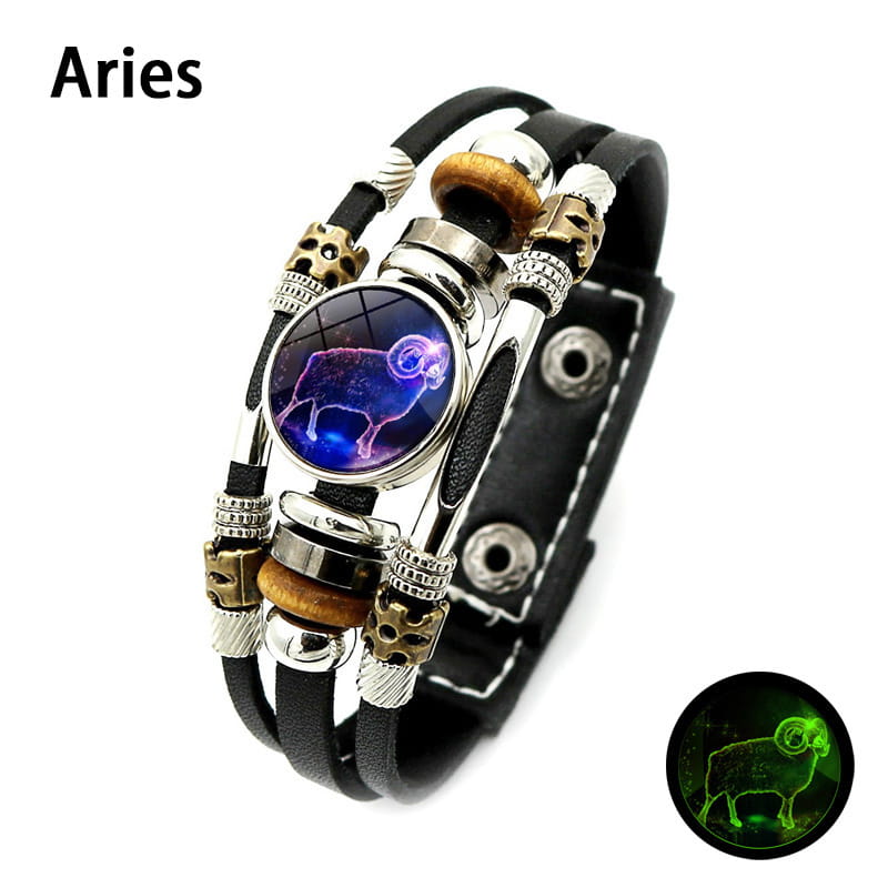 🌌 Glow-in-the-dark zodiac bracelet🌌