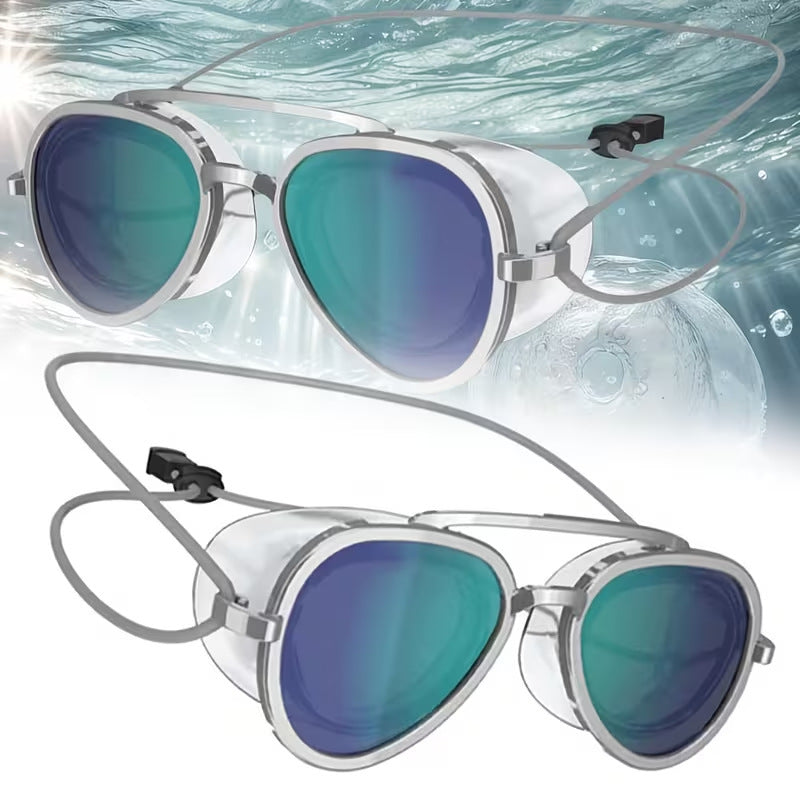 Adult Mirror Goggles – Full-Width Anti-Fog Swim Goggles