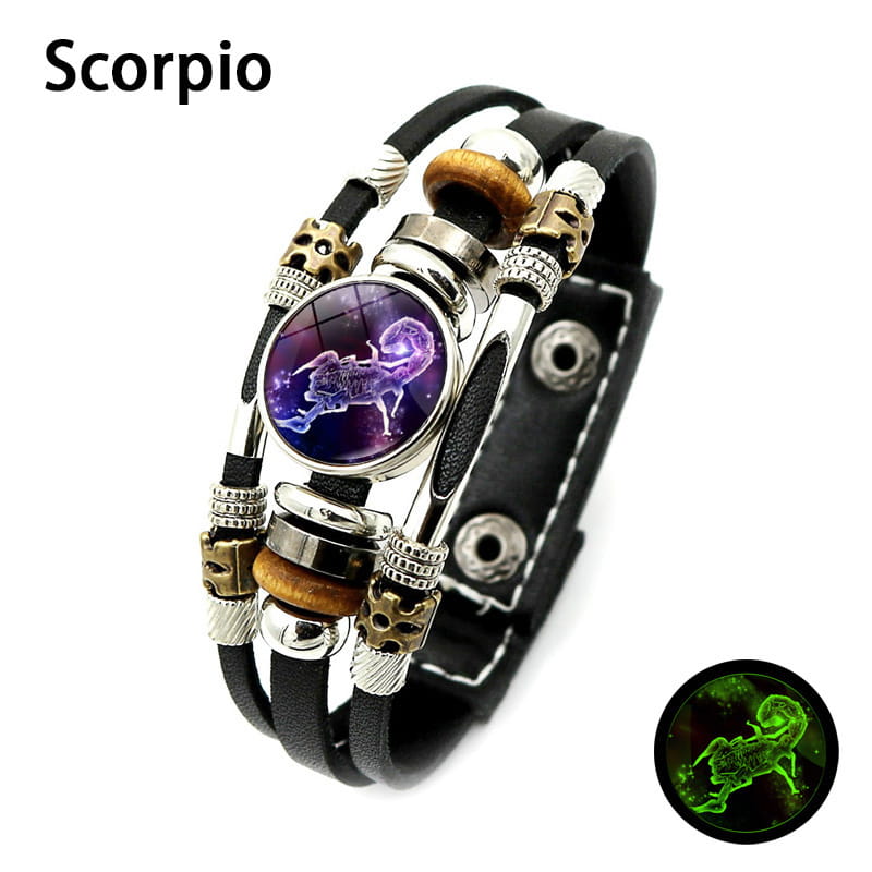 🌌 Glow-in-the-dark zodiac bracelet🌌
