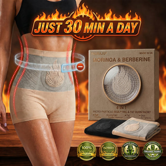 2026 Moringa and Berberine 4-in-1 Microparticle Shaping and Fat Burning Shorts