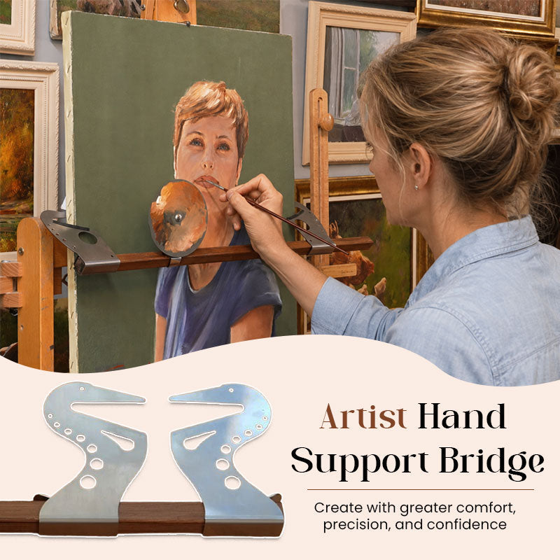 🎨 Artist's Hand Rest for Precise Painting, Drawing, & Detail Work