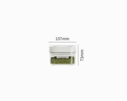 Sealed Storage Container with Pressure Lid / Food Grade Storage Jar for Flour and Grains