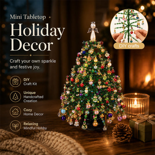 🎄✨Easy DIY Holiday Craft / Beaded Christmas Tree