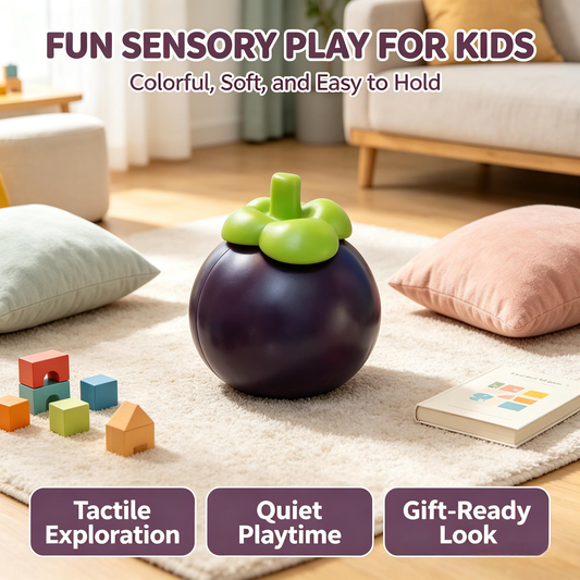 Mangosteen Crunchy Sensory Ball –  Block Stress Reliever