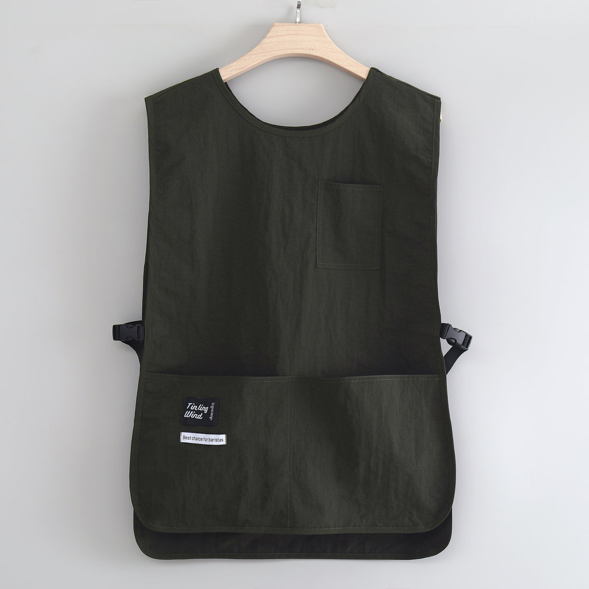 Adjustable Waterproof & Oil-Proof Apron Vest – Versatile Workwear for Kitchen, Coffee Shop & Salon