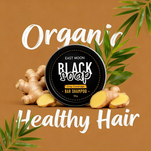 East Moon Men's Shampoo Soap Deep Cleansing Shampoo Nutritional Moisturizing Black Hair Brightening Repair Shampoo Soap