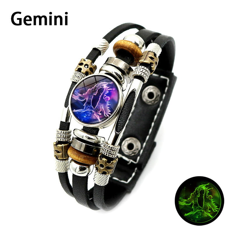 🌌 Glow-in-the-dark zodiac bracelet🌌