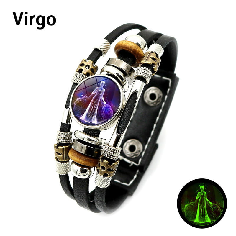 🌌 Glow-in-the-dark zodiac bracelet🌌