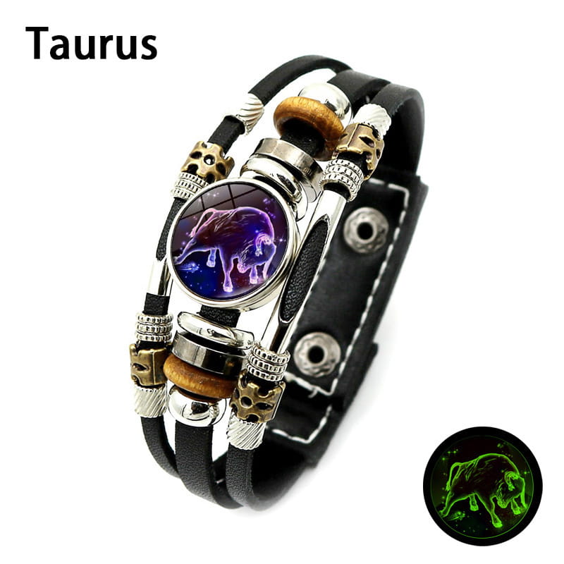 🌌 Glow-in-the-dark zodiac bracelet🌌