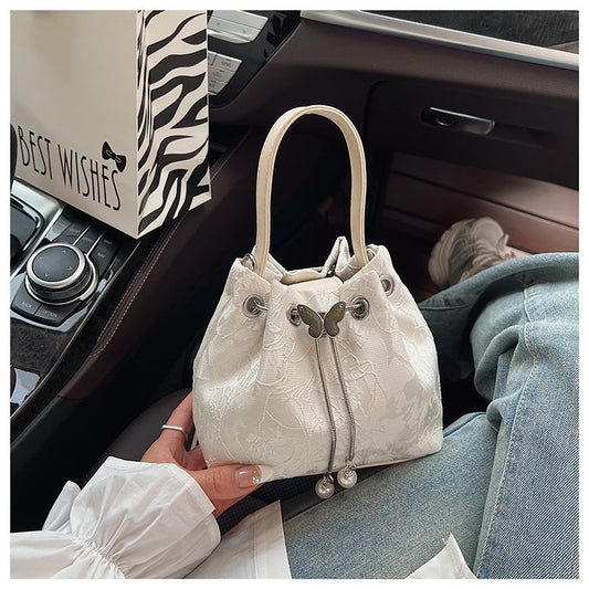 Niche-Design Water Bucket Bag / Chain Backpack for Women 2026