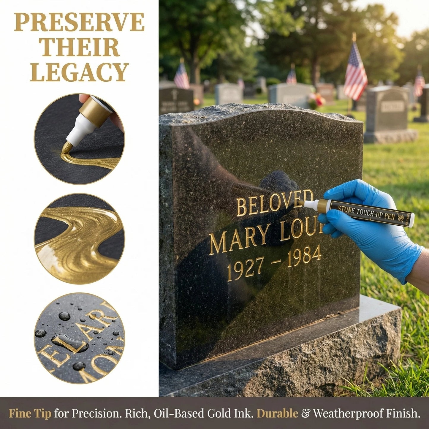 🐦Gold pen to restore faded tomb inscriptions