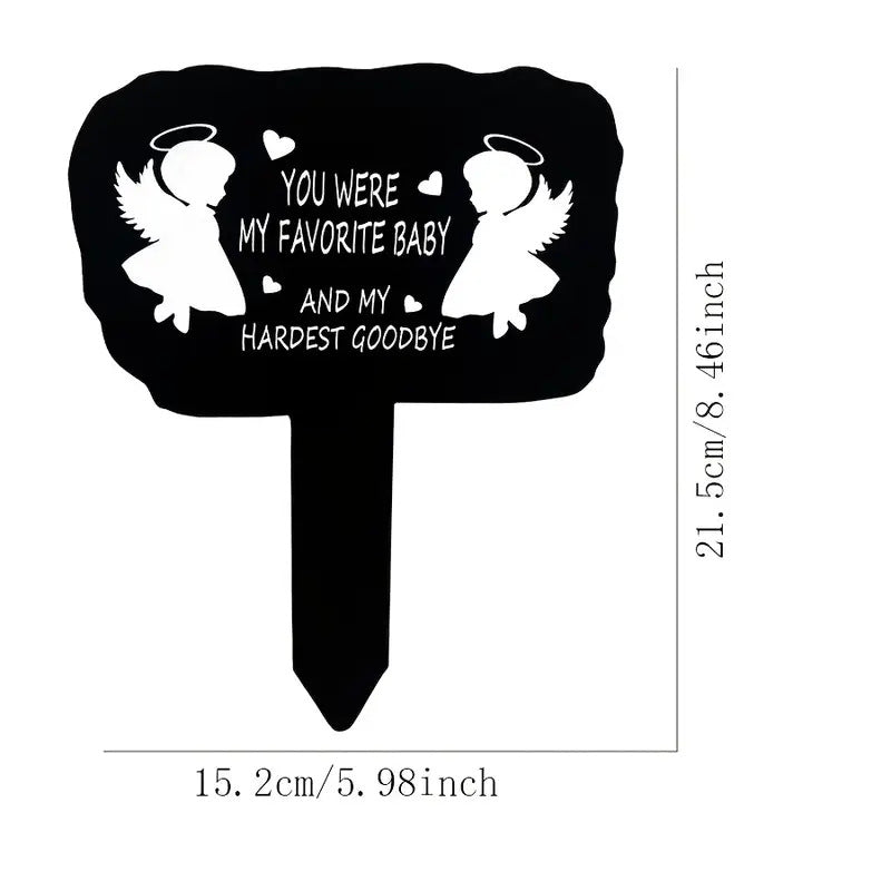 The Forever Garden Stake | Acrylic Remembrance Plaque – For Mom, Dad, or Dear Pet