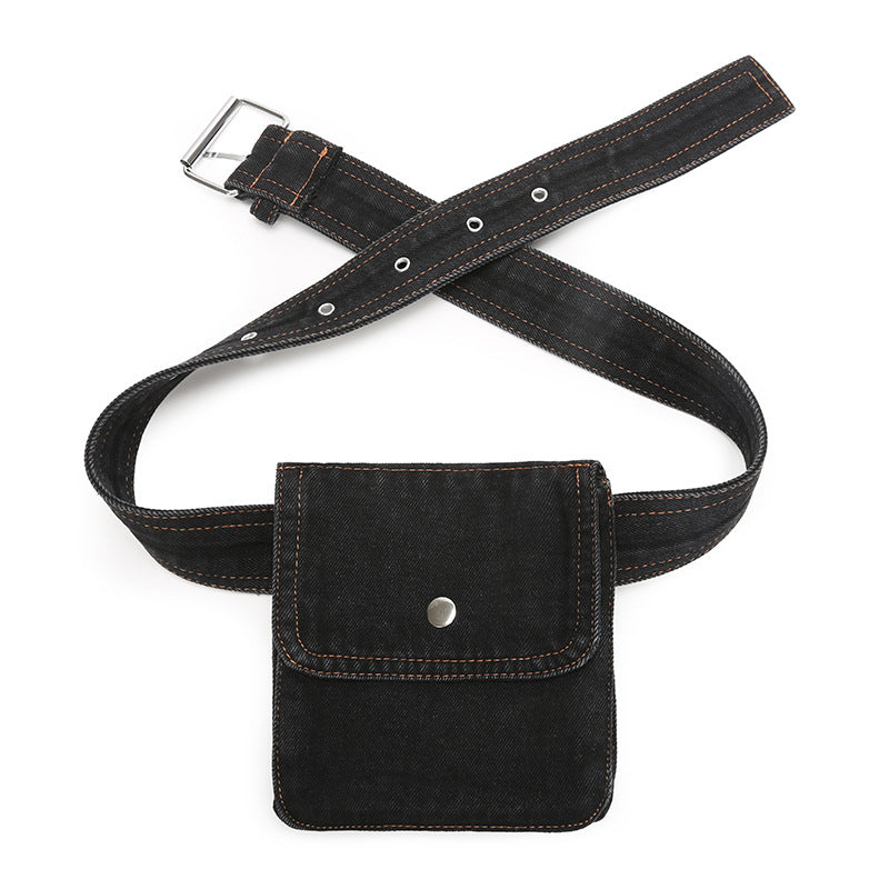 2026 New Arrival: Fashion Denim Chest Bag / Vintage Waist Bag
