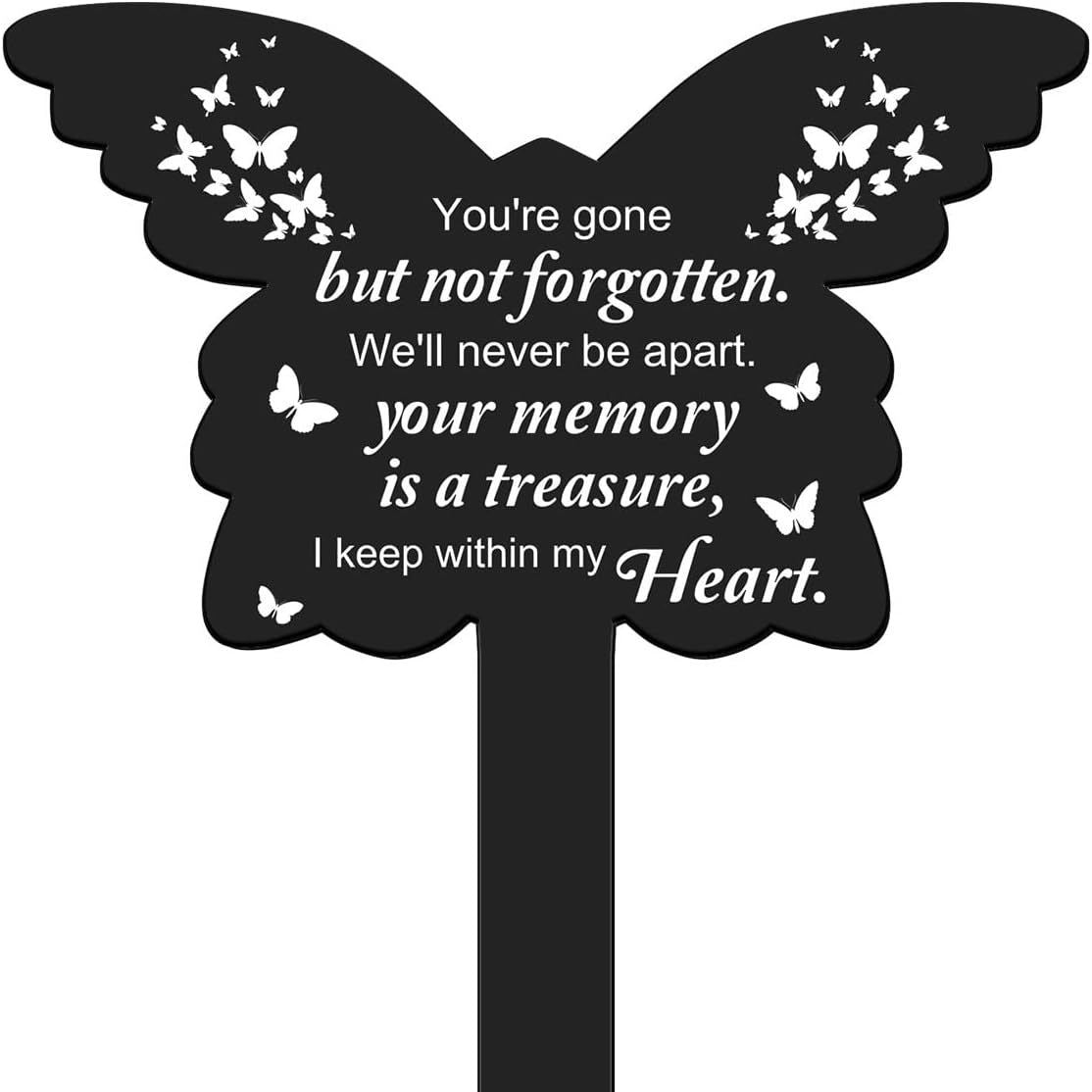 The Forever Garden Stake | Acrylic Remembrance Plaque – For Mom, Dad, or Dear Pet