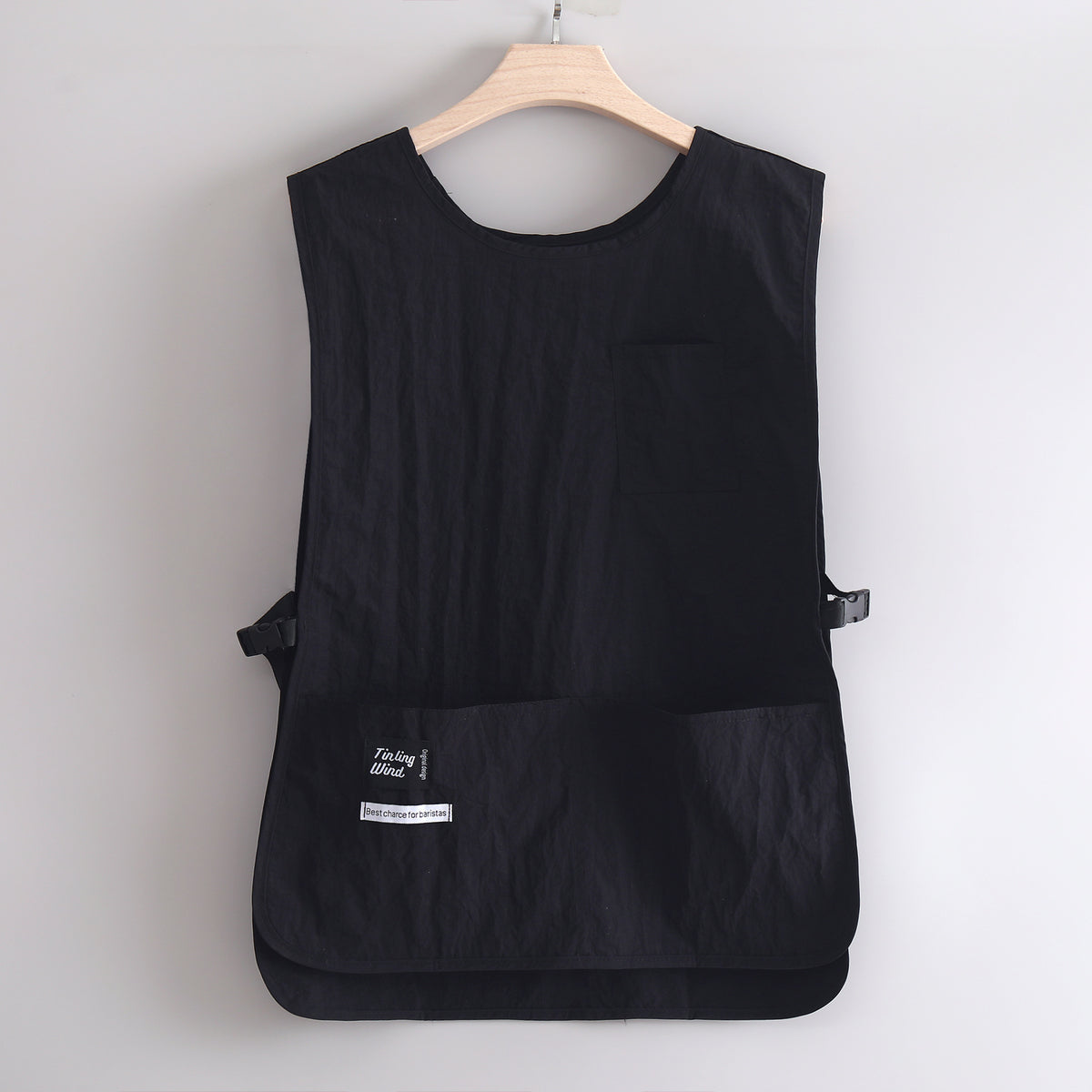 Adjustable Waterproof & Oil-Proof Apron Vest – Versatile Workwear for Kitchen, Coffee Shop & Salon