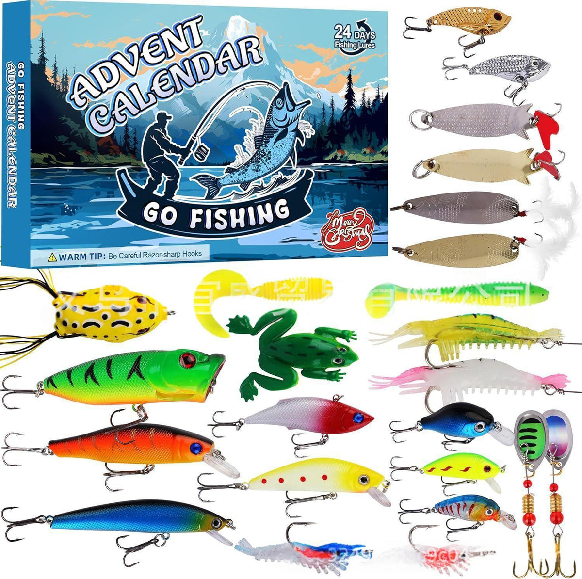 Fishing Mystery Box & Lure Advent Calendar – The Perfect Gift for Anglers