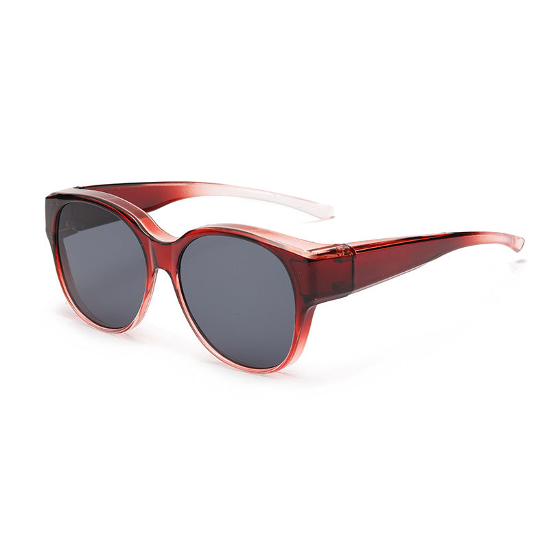 🕶 New XL cat-eye sunglasses with polarized lenses.mi i ochroną UV40