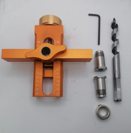 Adjustable aluminum alloy positioner for cabinet doors from 7 to 40 mm