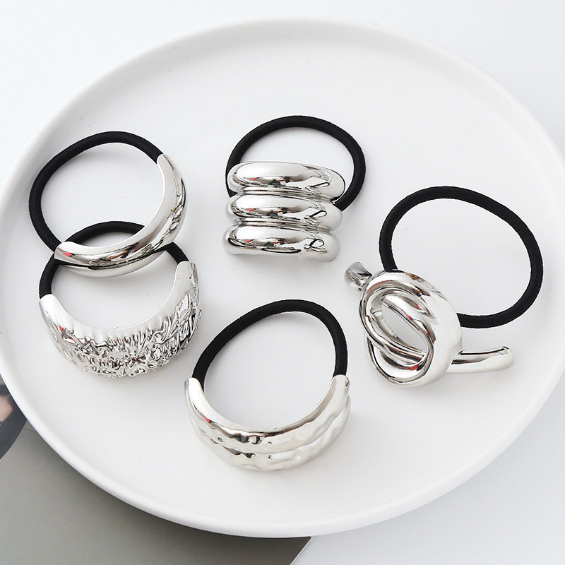 The Punk Hair Ring | Metal Semi-Circle Hair Ties – Gothic, Strong, Unapologetically Cool
