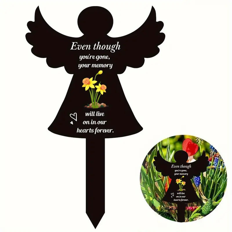The Forever Garden Stake | Acrylic Remembrance Plaque – For Mom, Dad, or Dear Pet