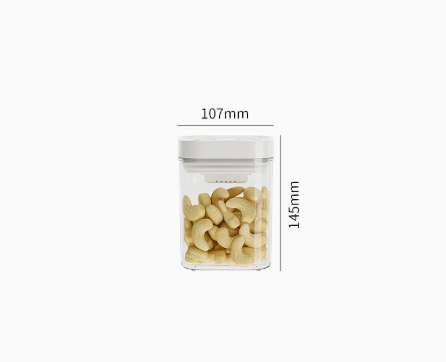 Sealed Storage Container with Pressure Lid / Food Grade Storage Jar for Flour and Grains