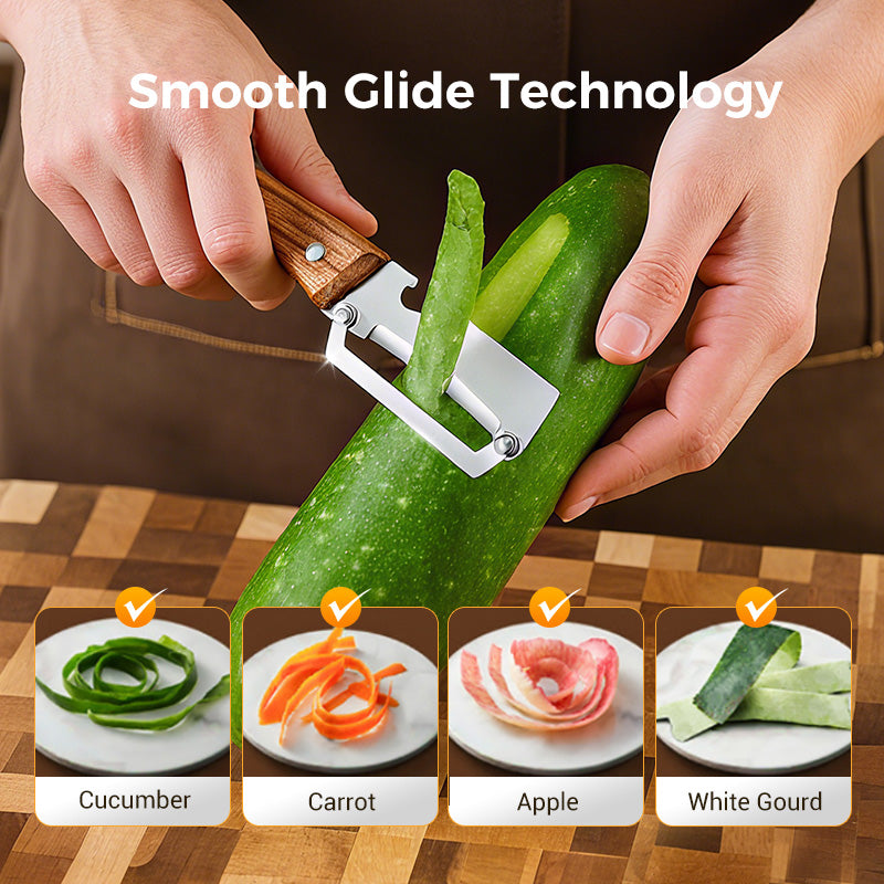 🥕 BUY 2, GET 1 FREE! 🔥 Multifunctional vegetable peeler for the kitchen – stainless steel blade, ergonomic handle and perfect for fruits and vegetables ✨