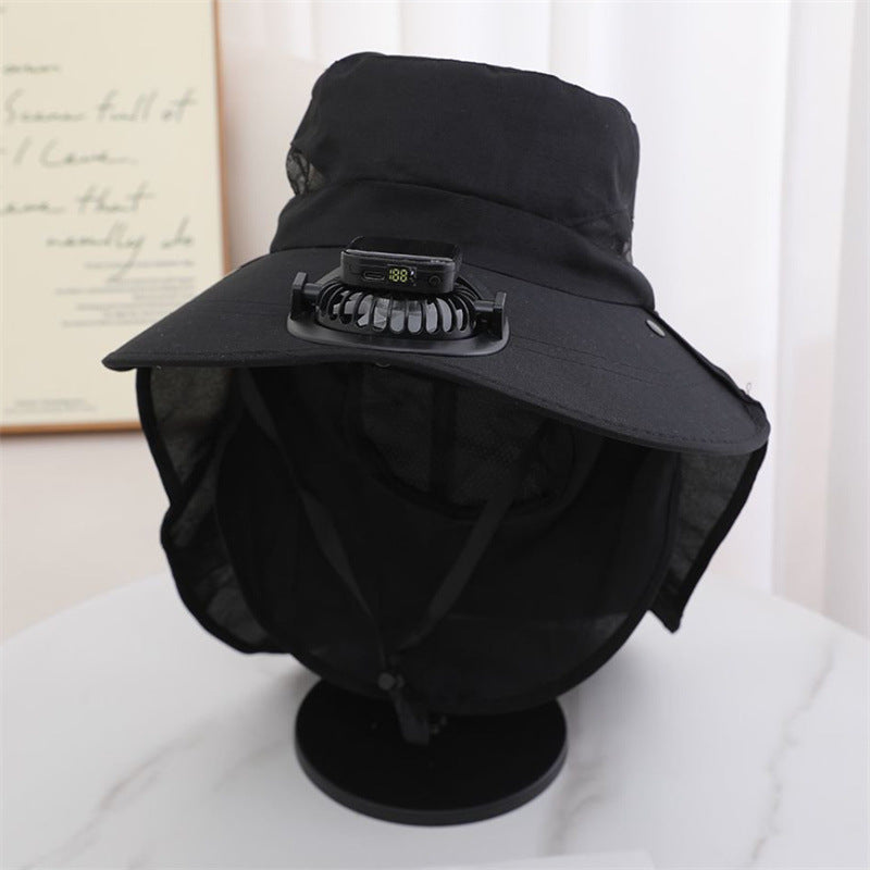 The Solar Cooling Hat | Wide Brim + Built-in Fans – Perfect for Gardening, Greenhouse, Picking & Outdoor Work