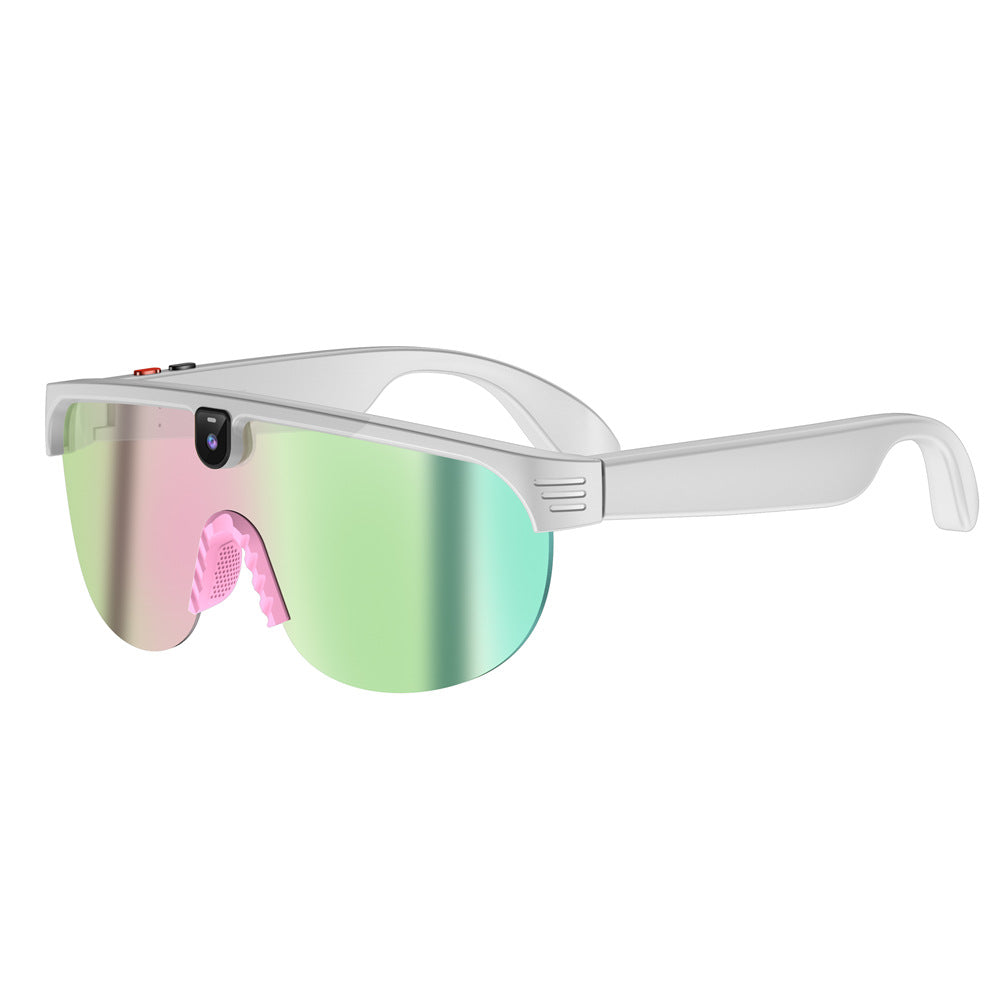 AI Smart Glasses | 8MP Camera 1200P Video Recording – Bluetooth Calling & Music for Outdoor Cycling Sports