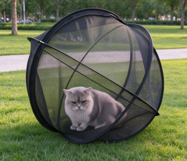 Rolling Cat Tent – Portable Panoramic Outdoor Enclosure & Rolling Cat Sphere