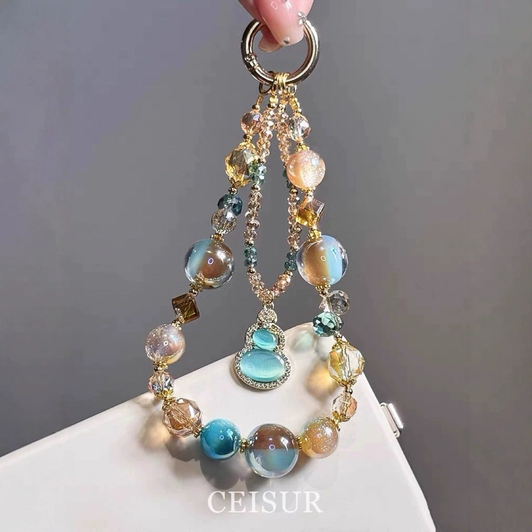 Retro Style Phone Chain / Lucky Feng Shui Pendant