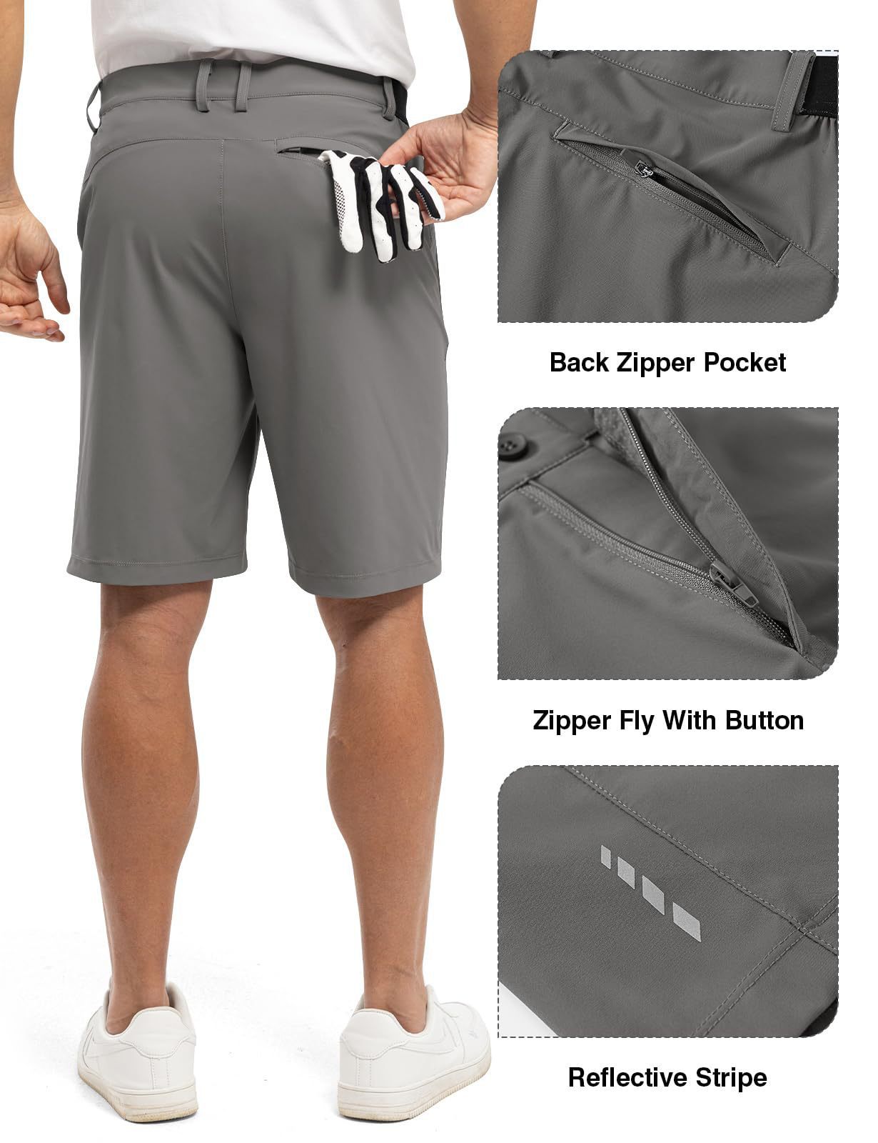 ⏳LAST DAY SALE 60% OFF !!📢Men's Stretch Quick Dry Casual Golf Shorts