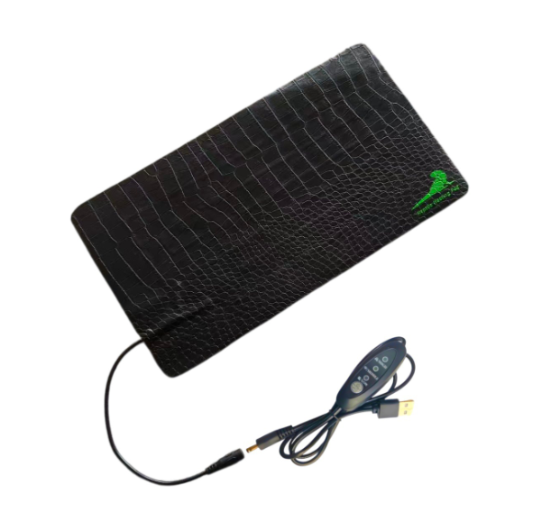 Adjustable Reptile Heating Pad, Under Tank Terrarium Heater Mat 95‑131℉, Waterproof Belly Heat Mat for Snake, Gecko, Lizard &amp; Spider