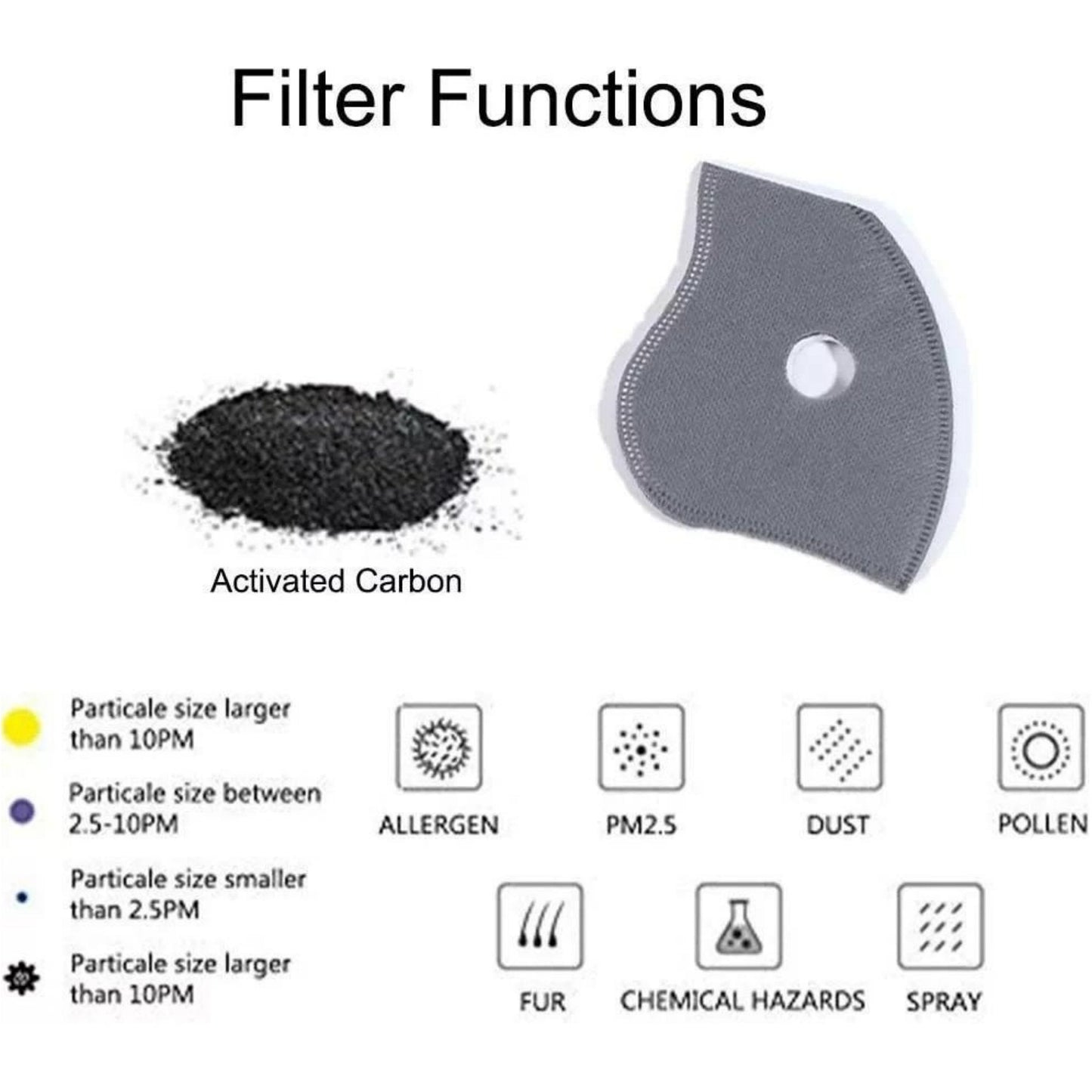 🔥 LAST DAY 50% OFF -- 💖 Reusable Dust Mask with Carbon Filter – Made for an Active Lifestyle
