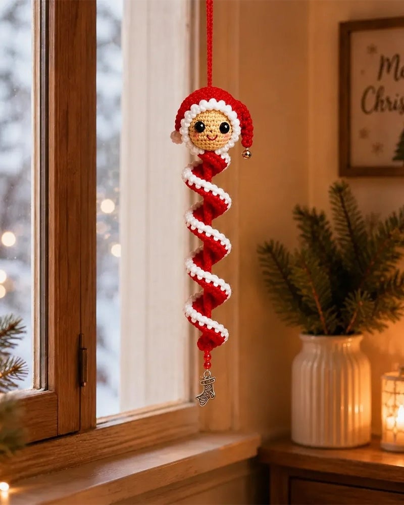 ☃️Last day 50% OFF - DIY spiral crochet snowman set