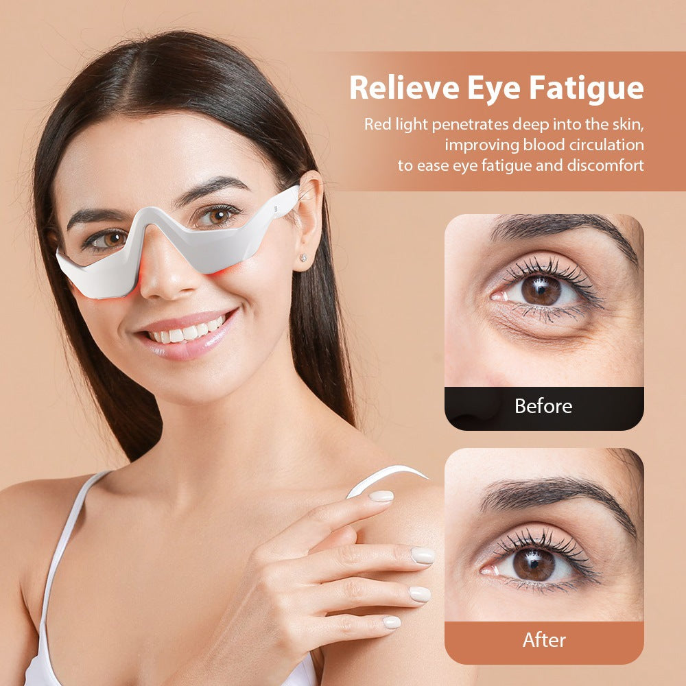 Microcurrent Eye Massager / EMS Red Light Eye Massager for Reducing Dark Circles and Enhancing Eye Aesthetics.
