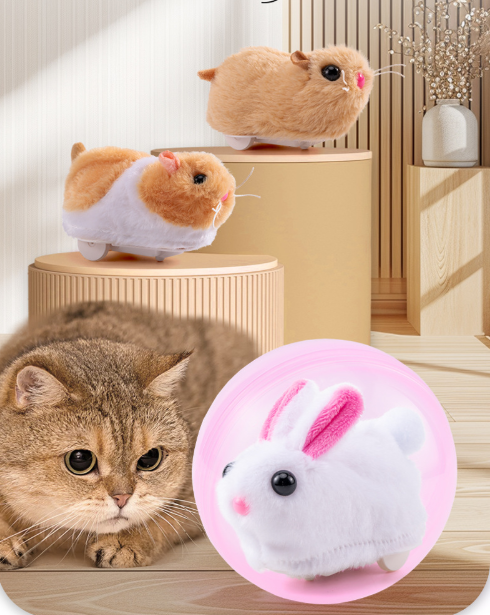 Electric Hamster Rolling Ball Toy / Interactive Pet Toy for Cats, Kids & Dogs