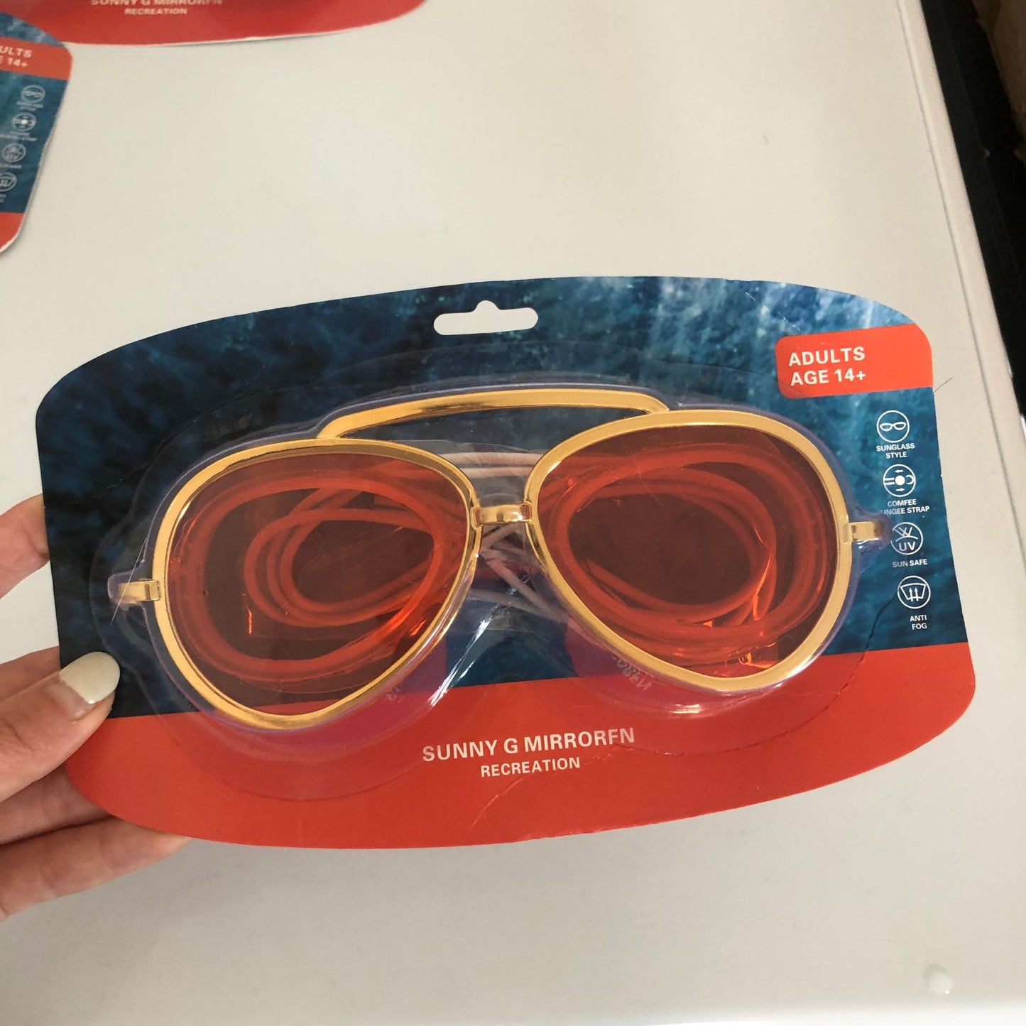 Adult Mirror Goggles – Full-Width Anti-Fog Swim Goggles