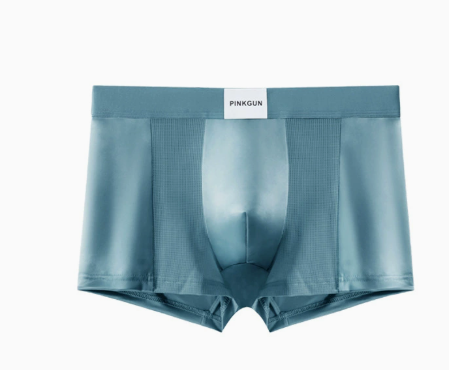 Stay Cool. Stay Fresh. All Day Long. | Men's Antibacterial Ice Silk Boxers – Breathable Mesh, Silky-Smooth Feel, Summer Essentials