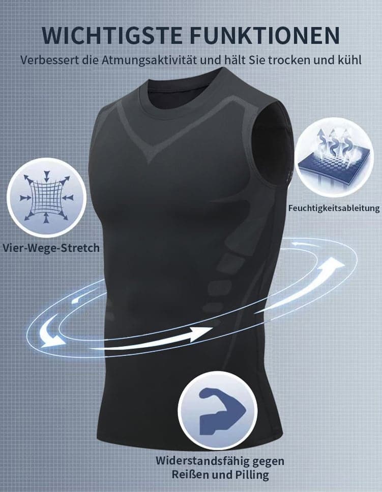 Lonic Shaping Vest – Compression & Cooling – Body Contouring & Sleeveless – Invisible Under Clothes 🕶️