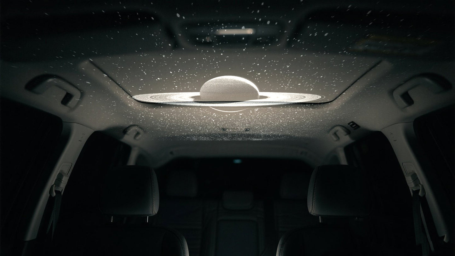 USB Galaxy Projector – Romantic Ambient Light for Car Interior, Bedroom, Party