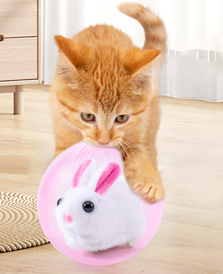 Electric Hamster Rolling Ball Toy / Interactive Pet Toy for Cats, Kids & Dogs