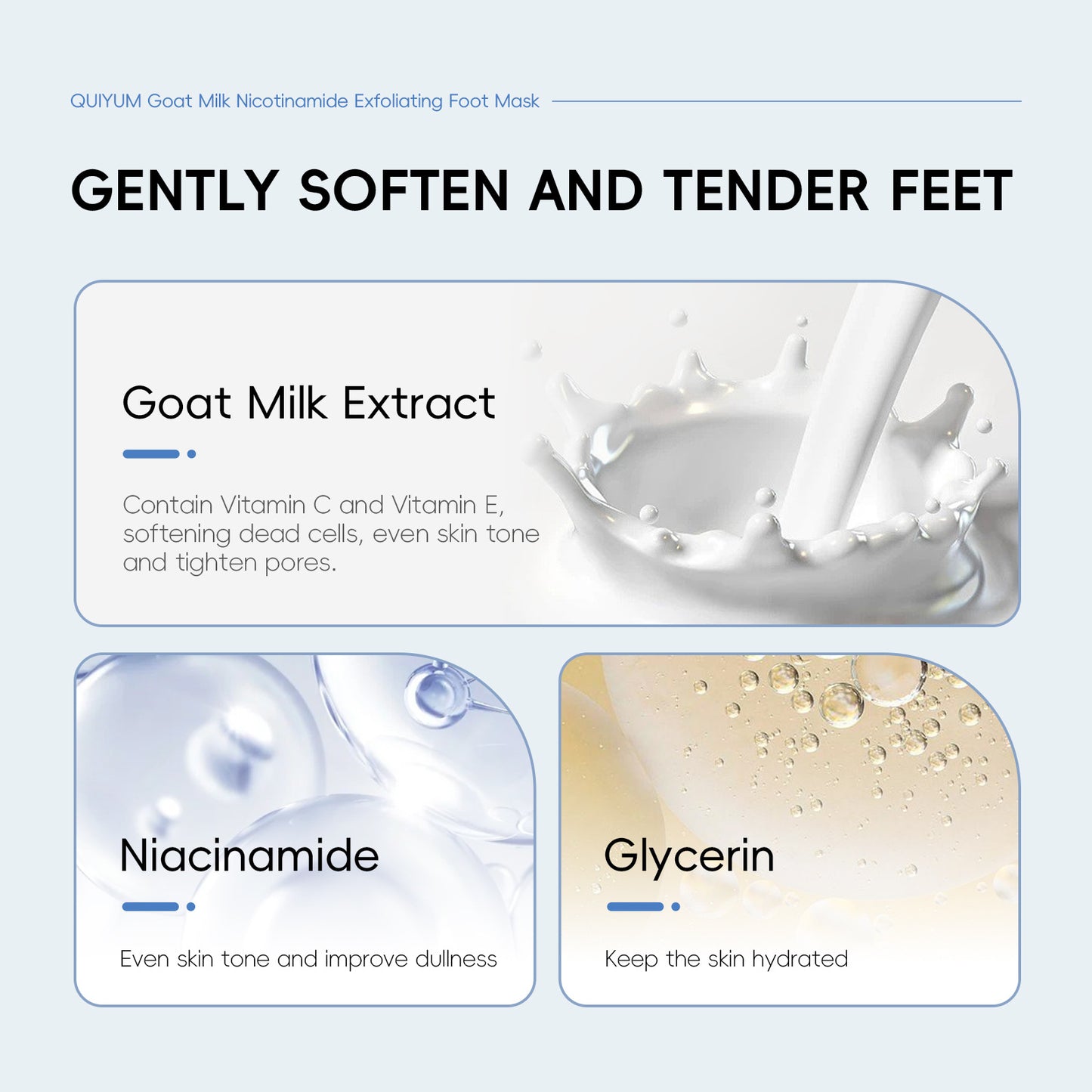 35g Goat Milk Foot Mask (Moisturizing Foot Mask)