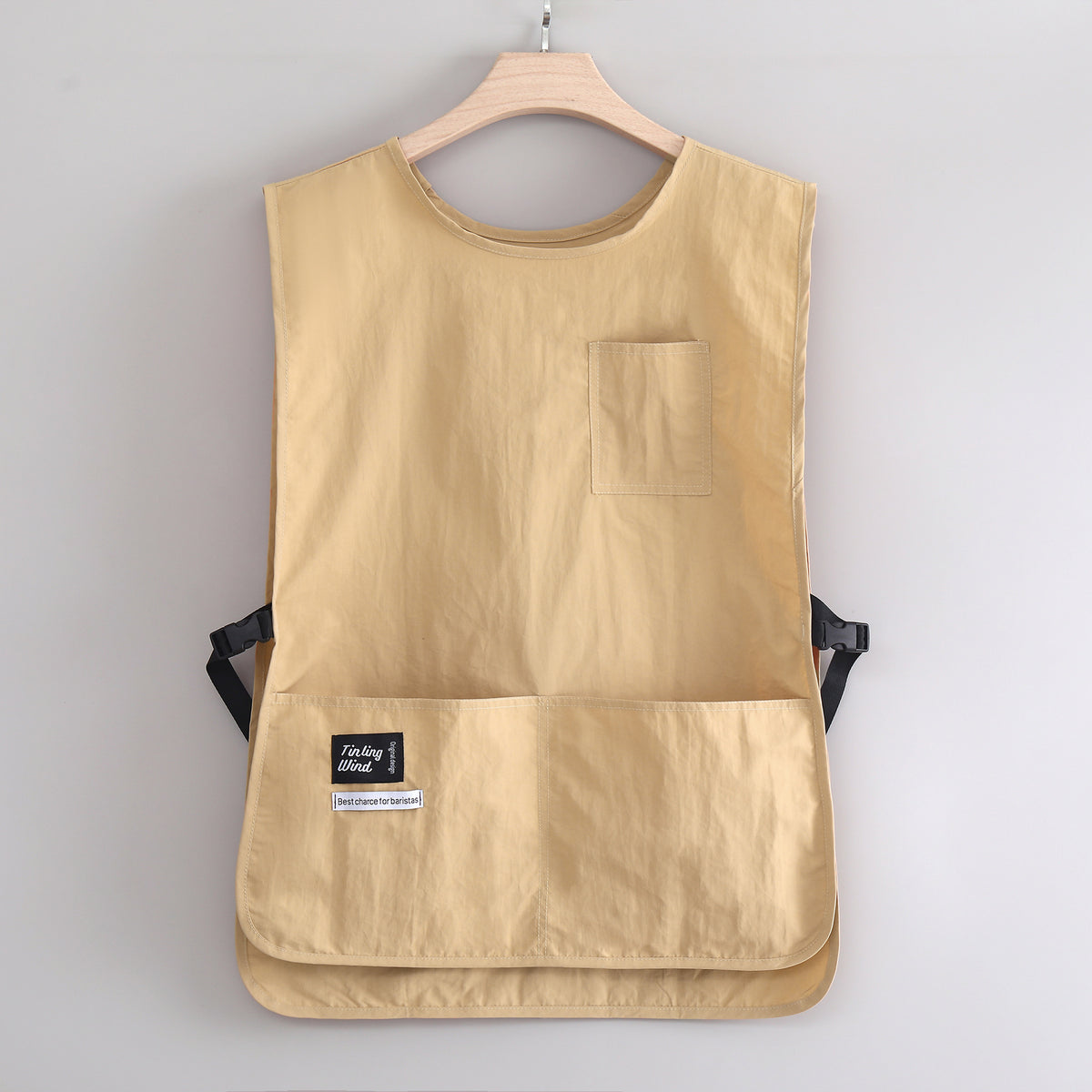 Adjustable Waterproof & Oil-Proof Apron Vest – Versatile Workwear for Kitchen, Coffee Shop & Salon