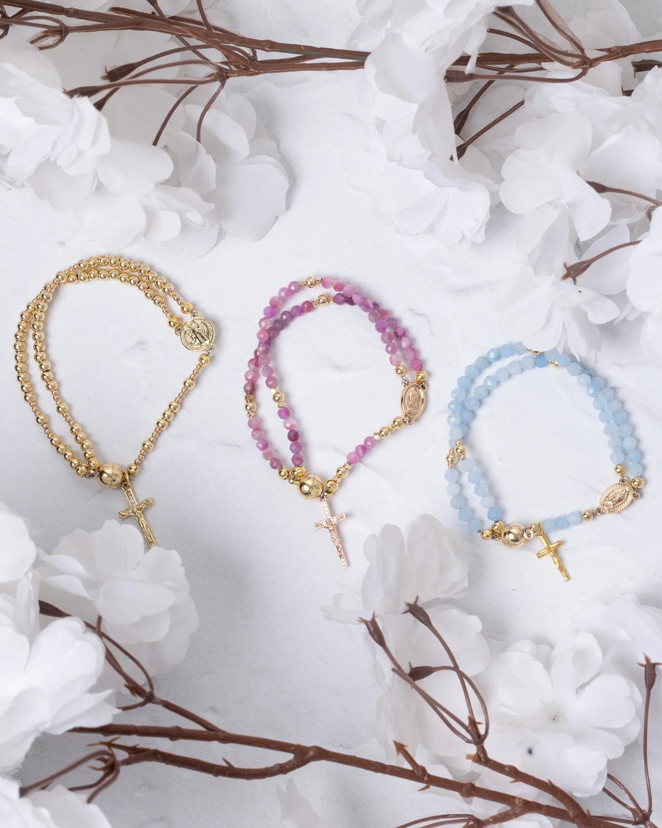 🔥For a Limited Time Only – Valid for 24 Hours🔥 49% OFF – ✝️Handcrafted Rosary Bracelets📿