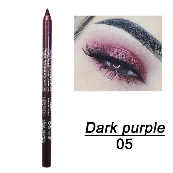 Langvarig vanntett eyeliner pencil, fasjonabel eye make-up kosmetik