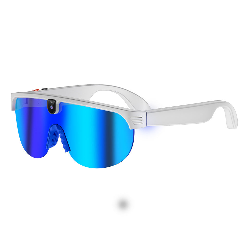 AI Smart Glasses | 8MP Camera 1200P Video Recording – Bluetooth Calling & Music for Outdoor Cycling Sports