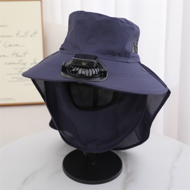 The Solar Cooling Hat | Wide Brim + Built-in Fans – Perfect for Gardening, Greenhouse, Picking & Outdoor Work