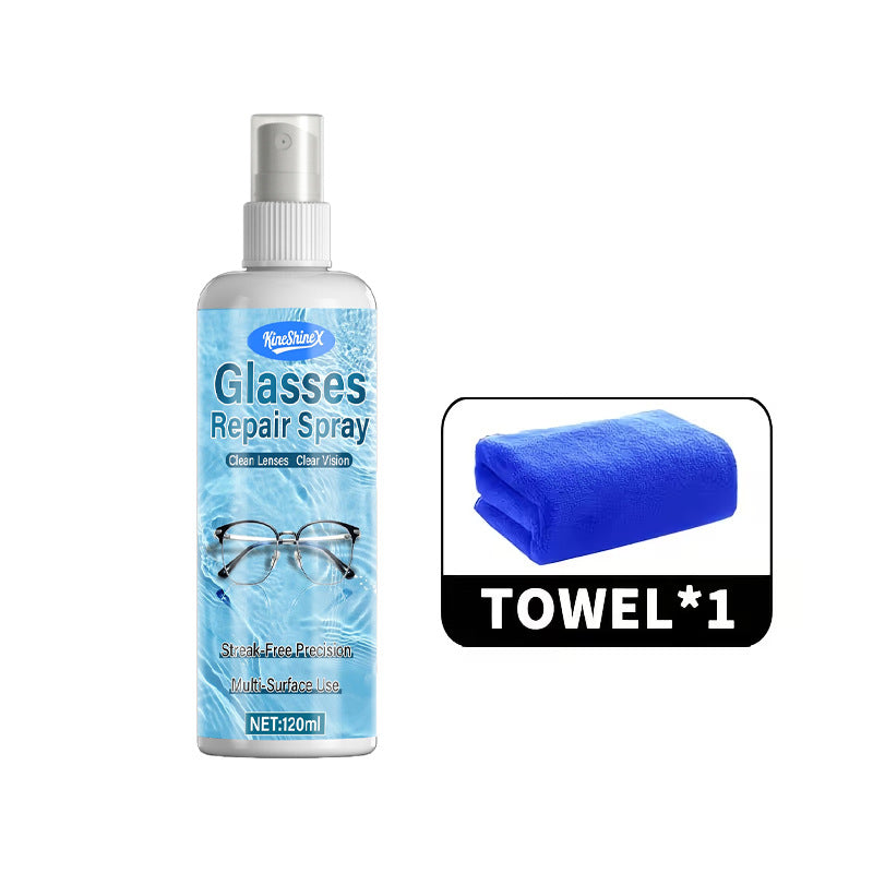 Scratch repair spray for professional lenses